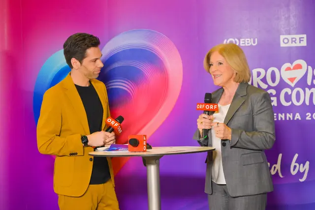 Philipp Maschl, Ingrid Thurnher (Interimistische ORF-Generaldirektorin). | Foto: ORF/Thomas Ramstorfer