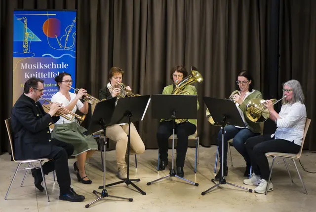 Die erfolgreichen Musikschüler beim Jugendkonzert in Knittelfeld. | Foto: MeinBezirk/Walter Schindler