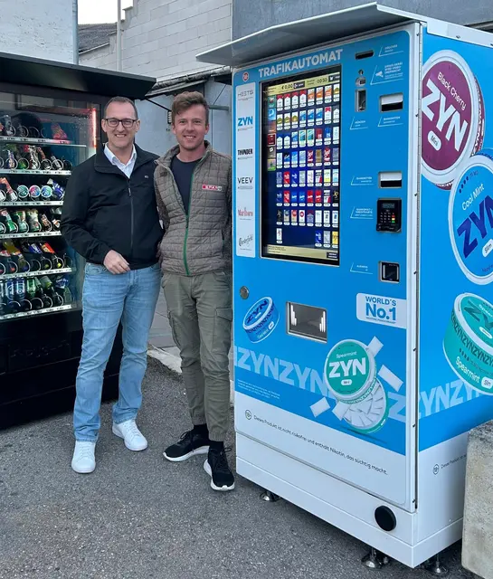 (v.l.) Bürgermeister Ing. Andreas Gradwohl mit dem Geschäftsführer des Spar-Marktes Michael Taschner | Foto: Gemeinde Sieggraben