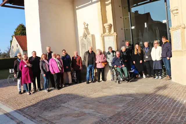 Das Interesse an der Kirchenführung in Fernitz-Mellach war groß. | Foto: Edith Ertl