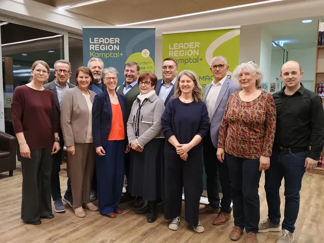 60 Bürgermeister, Vizebürgermeister und Gemeinderäte der LEADER-Region Kamptal+ kamen zusammen. | Foto: LEADER-Region Kamptal+