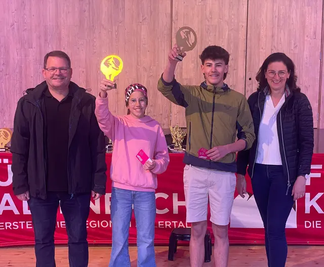 TagessiegerIn der Mittelschule 1:
Rosa Schimpfössl und Luca Pfister.