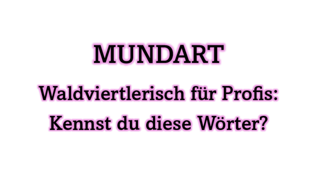 Mundarträtsel und Lösung vom 11. April 2026