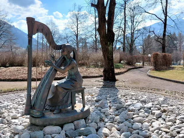 Die Harfenspielerin sitzt noch im trockenen.  | Foto: H.Bachinger