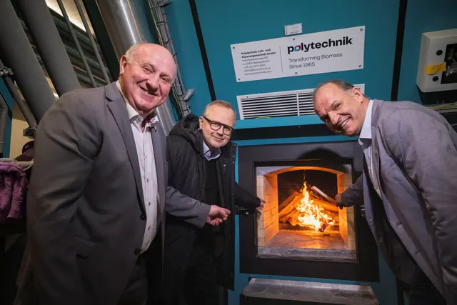 Bürgermeister Ernst Wendl, EVN Wärme Geschäftsführer Alfred Freunschlag und Abgeordneter zum NÖ Landtag Otto Auer. | Foto: EVN / Matejschek