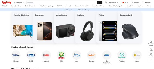 Foto: Screenshot joybuy.com