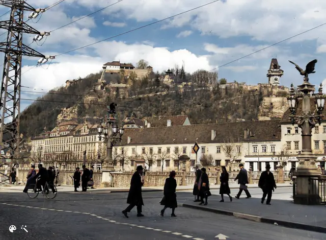 Das gab es auf diesem Schloßberg-Panorama früher zu sehen