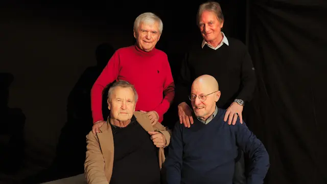 Enelbert Obernosterer, Peppe Mairginter, Alfred Meschnigg und Werner Wölbitsch. | Foto: Ingo Ortner