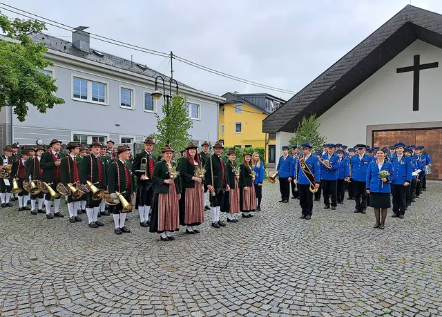 Blasmusik hat in Frankenburg einen hohen Stellenwert. | Foto: Sonja Schmid
