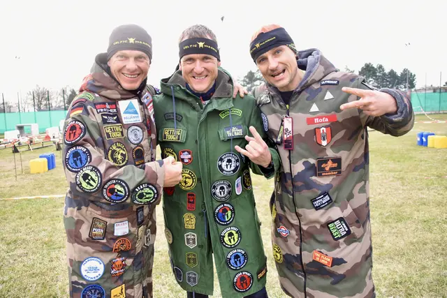 Bereits vor dem Start herrschte beste Stimmung unter den Sportlern