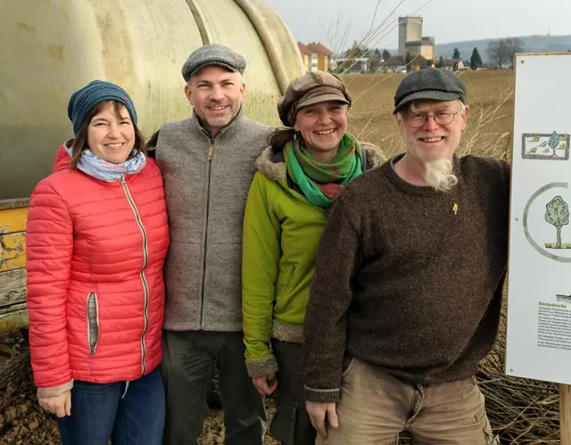 Cornela Högl-Egretzberger, Joachim Egretzberger, Gertrud Birgfellner und Folgert Duit. | Foto: Christian Nowotny
