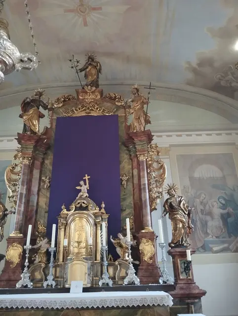 Pfarrkirche Gams mit dem Kirchenpatron Hl. Josef