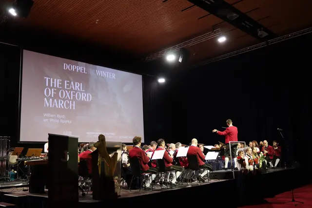 Die Musikkapelle Hatting gestaltete den ersten Konzertteil.  | Foto: Elisabeth Zangerl