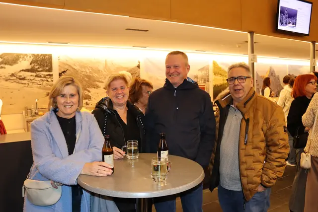 Alice Kaser-Mairhofer, Michaela und Werner Flunger (FluWe) sowie Manfred Merten.  | Foto: Elisabeth Zangerl