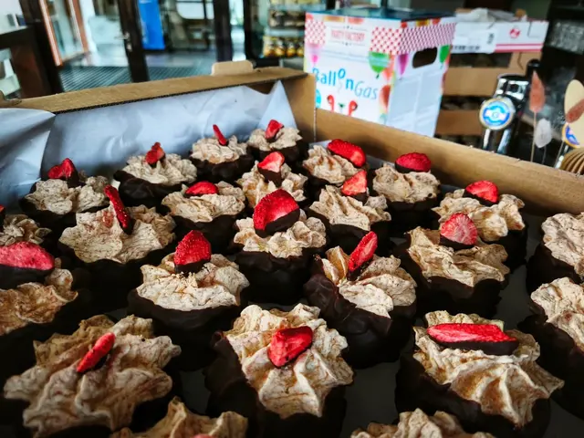 Allen voran natürlich die Kokuskuppeln in den Geschmacksrichtungen klassiv, Erdbeer, Ananas und Orange.