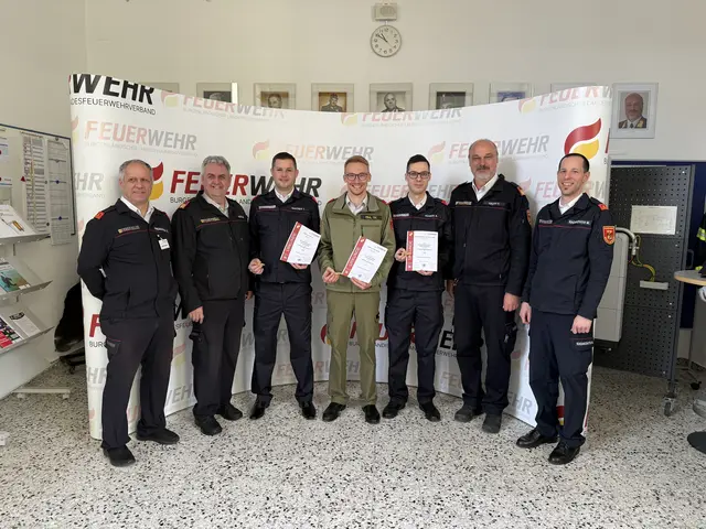 Funk-Gold für fünf Feuerwehrleute aus Bezirken Güssing und Jennersdorf