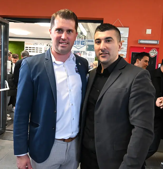 UFC-Vize-Obmann Jure Mustac und Box-Chef Tarik Asil. | Foto: Josef Wind