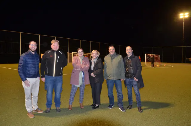 Thorsten Wohleser, Kevin Stelzer, Elke Florian, Birgit Heim, Christian Füller und Harald Noiges bei der Besichtigung. | Foto: Oblak