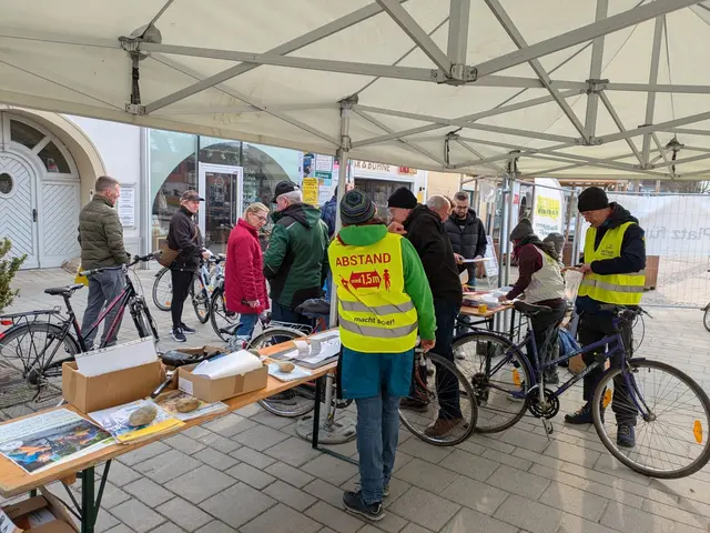 Ein besonderer Höhepunkt des Bazars war der Radmechaniker. | Foto: Radlobby Wolkersdorf