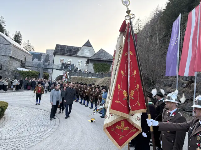 Der Festabend startete mit einem landesüblichen Empfang.  | Foto: MeinBezirk/Günther Reichel