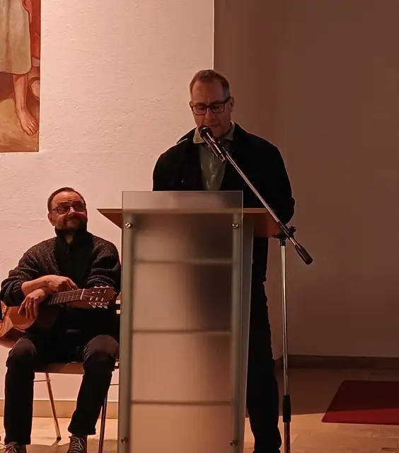 Benni Eiter und Elmar Zormann (Direktor für Unternehmenskultur im KH Zams) | Foto: Monika Hammerl