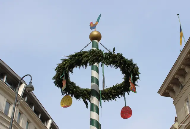 Auf der Freyung kommt Osterstimmung auf. | Foto: Marie Ott
