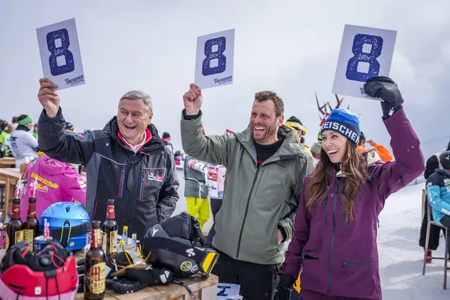 Karl Fussi, Jürgen Säumel und Karina Toth geizten nicht mit Punkten. | Foto: KB/Philip Platzer