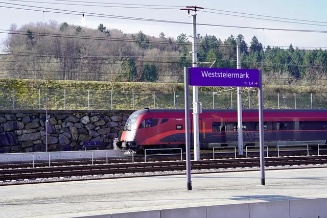 Der Bahnhof Weststeiermark in Groß St. Florian ist ein zentraler Punkt der Koralmbahn. | Foto: MeinBezirk/Simon Michl