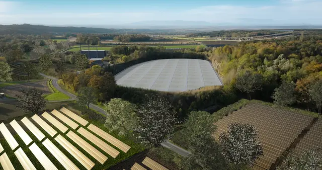 Da kein UVP-Verfahren notwendig ist, befindet sich das Projekt Sonnenspeicher Süd im Zeitplan. | Foto: Sonnenspeicher Süd