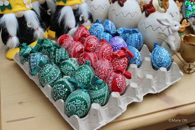 Ostereier, Hasen oder Wichtel: Am Ostermarkt gibt es viel zu entdecken. | Foto: Marie Ott