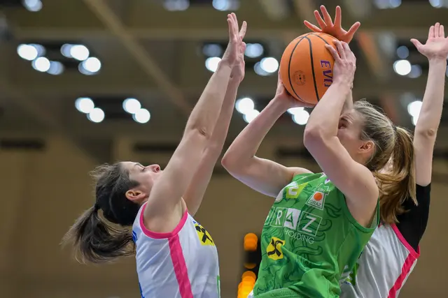 Beim Derby am Sonntag geht es für beide Grazer Teams nur noch um die Ehre, die Ausgangslage für die Play-offs steht für beide fest.  | Foto: GEPA