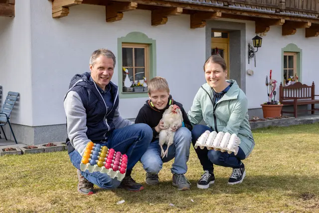 Familie Imlauer, Saalfelden
Siegfried und Regina Imlauer mit Sohn | Foto: SAM/nikolaus faistauer photography