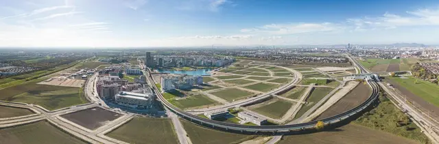 Die Seestadt von oben. | Foto: Wien 3420
