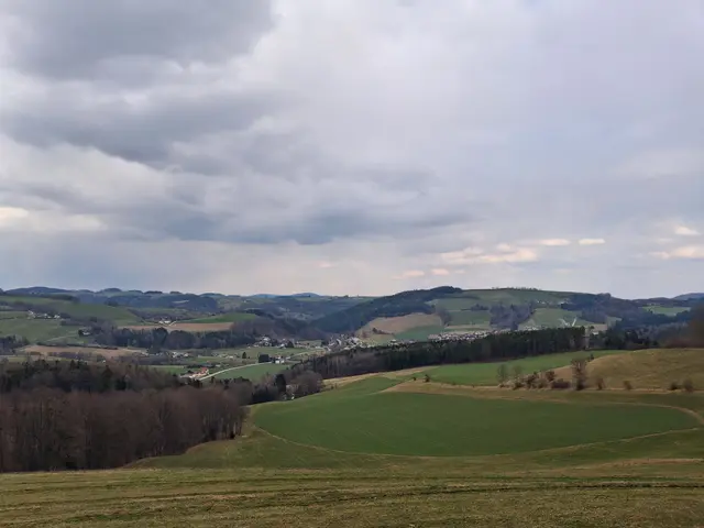 Auf der anderen Seite von der Mölterner Höh gehts wieder runter | Foto: Gold Michaela