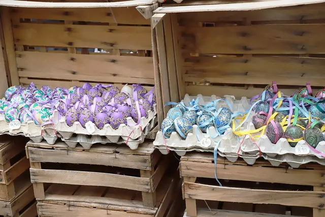 Was darf auf einem Ostermarkt nicht fehlen? Ostereier natürlich! | Foto: Nicole Kawan