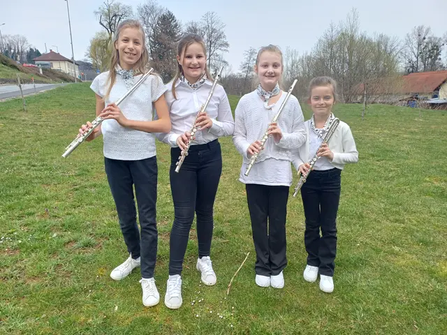 Flötenquartett „Flutonic“ verzaubert den Bezirkswettbewerb