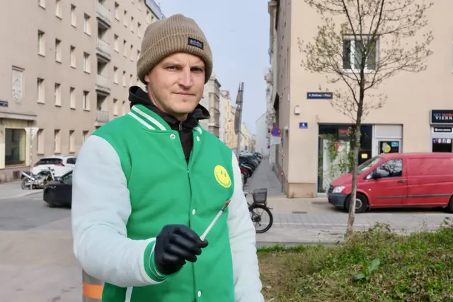 Aufgesammelt: vier Spritzen. | Foto: Grüne Wieden