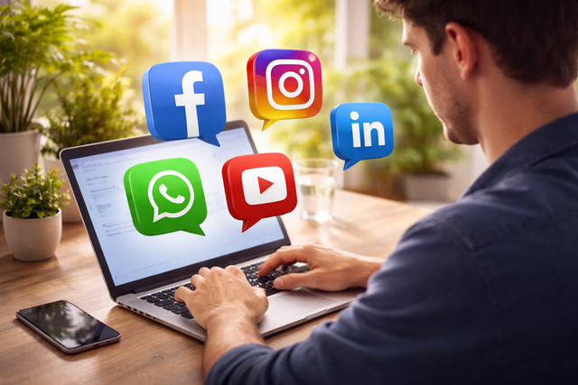 Ob WhatsApp, Instagram, Facebook oder YouTube – du findest MeinBezirk Salzburg auf vielen SocialMedia-Kanälen.  | Foto: MeinBezirk Salzburg