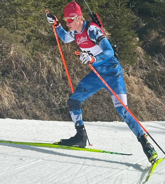 Paul Peherstorfer ist Vize-Staatsmeister im Biathlon | Foto: Sportunion Bad Leonfelden