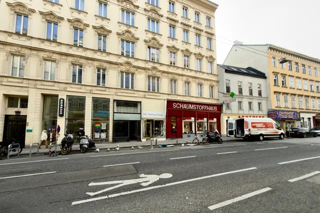 Im Bild: die Wienmobil-Station kurz vor ihrer Errichtung. | Foto: zVg