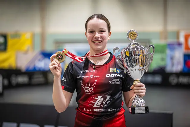 Nina Skerbinz erobert Österreichs Tischtennis-Thron