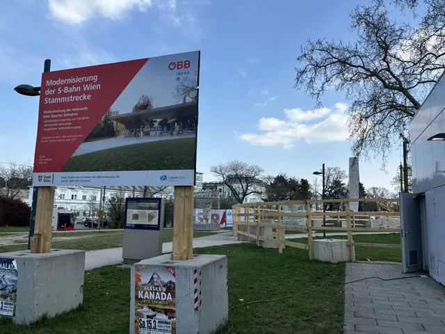 Die Arbeiten für die Stammstrecken-Sanierung laufen in der Landstraße bereits auf Hochtouren.  | Foto: Luca Arztmann/MeinBezirk