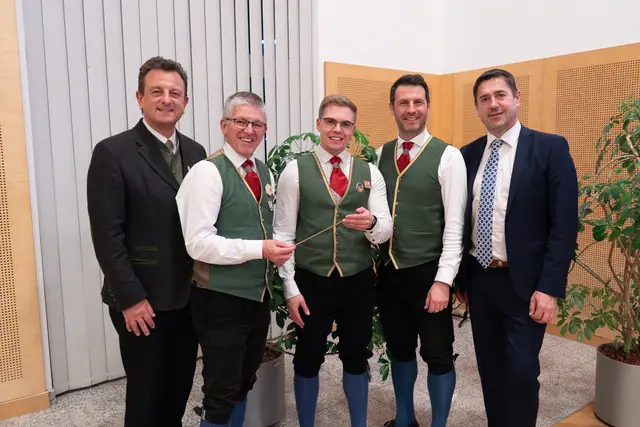 Stabübergabe beim MV Weinzierl-Altpernstein