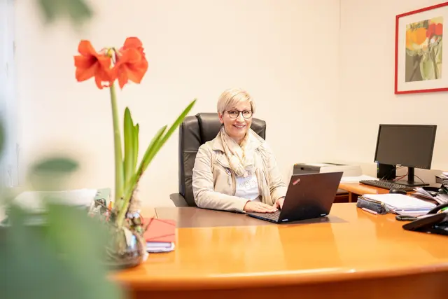 Bürgermeisterin der Stadt Mattersburg Claudia Schlager spricht im Interview mit MeinBezirk über das Jubiläumsjahr und die Zukunft der Stadt. | Foto: Mattersburg