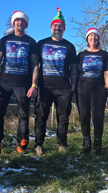 Foto: Der "Eiswasserheld" mit großem Sozialen Touch, Matthias Graziadei (re) ist zu Gast in der Fernsehgondel bei Andreas Seeburger (li) am Muttersberg.