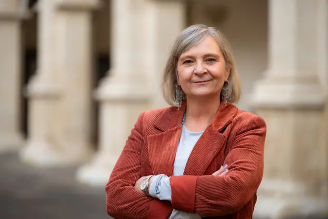 Klubobfrau Claudia Klimt-Weithaler tritt für eine Wiedereinführung der kostenlosen Mittagessen in der Pflegeausbildung ein.  | Foto: KPÖ Steiermark