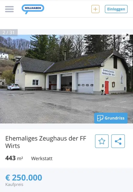 Stadt Waidhofen verkauft ehemaliges FF-Zeughaus um 250.000 Euro