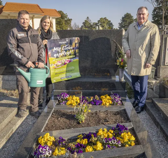 [Anzeige] Wiener Neustadt sorgt verlässlich für gepflegte Gräber am Friedhof