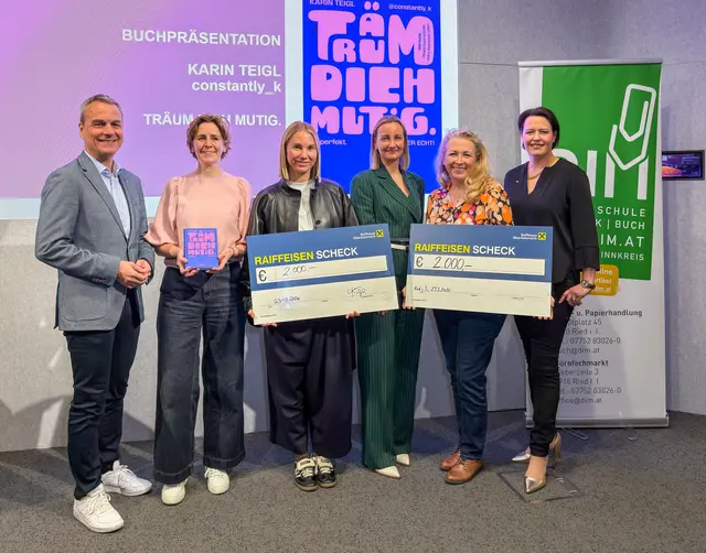 Influencerin Karin Teigl präsentierte ihr Buch in Ried