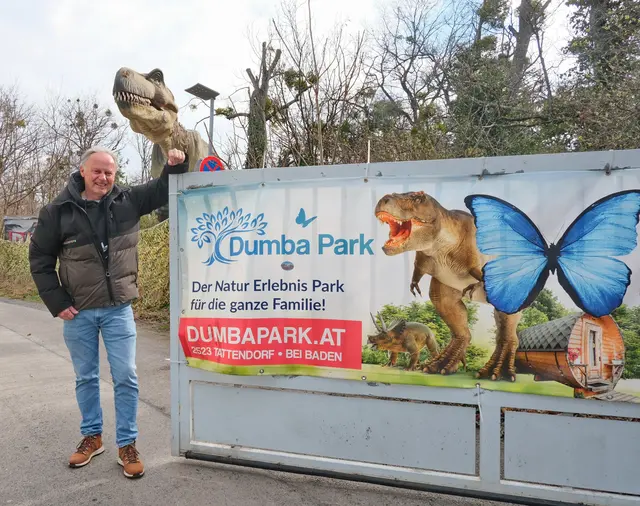 Dumba Park versteigert zwei Dinosaurier für Licht ins Dunkel